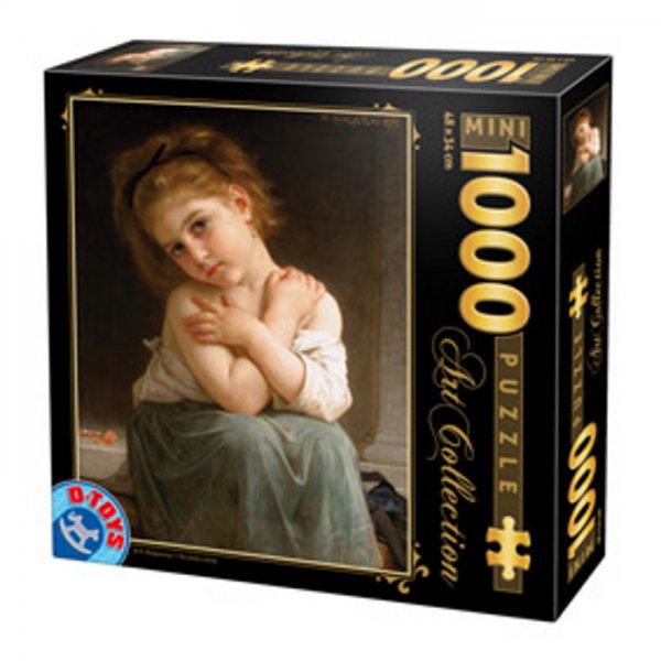 Puzzle Mini 1000 Art Collection - Chilly girl AM02